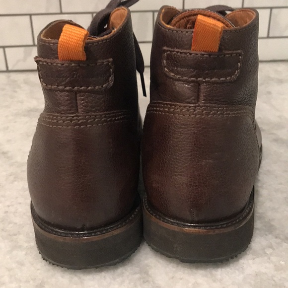 Tommy Bahama Boots Mens 12 Brown Leather Edisto Ankle Made in Brazil Chukka - Picture 5 of 11